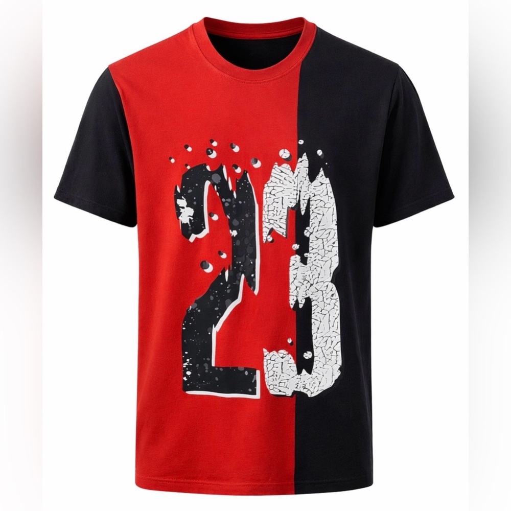 Red & Black #23 T-Shirt MJ